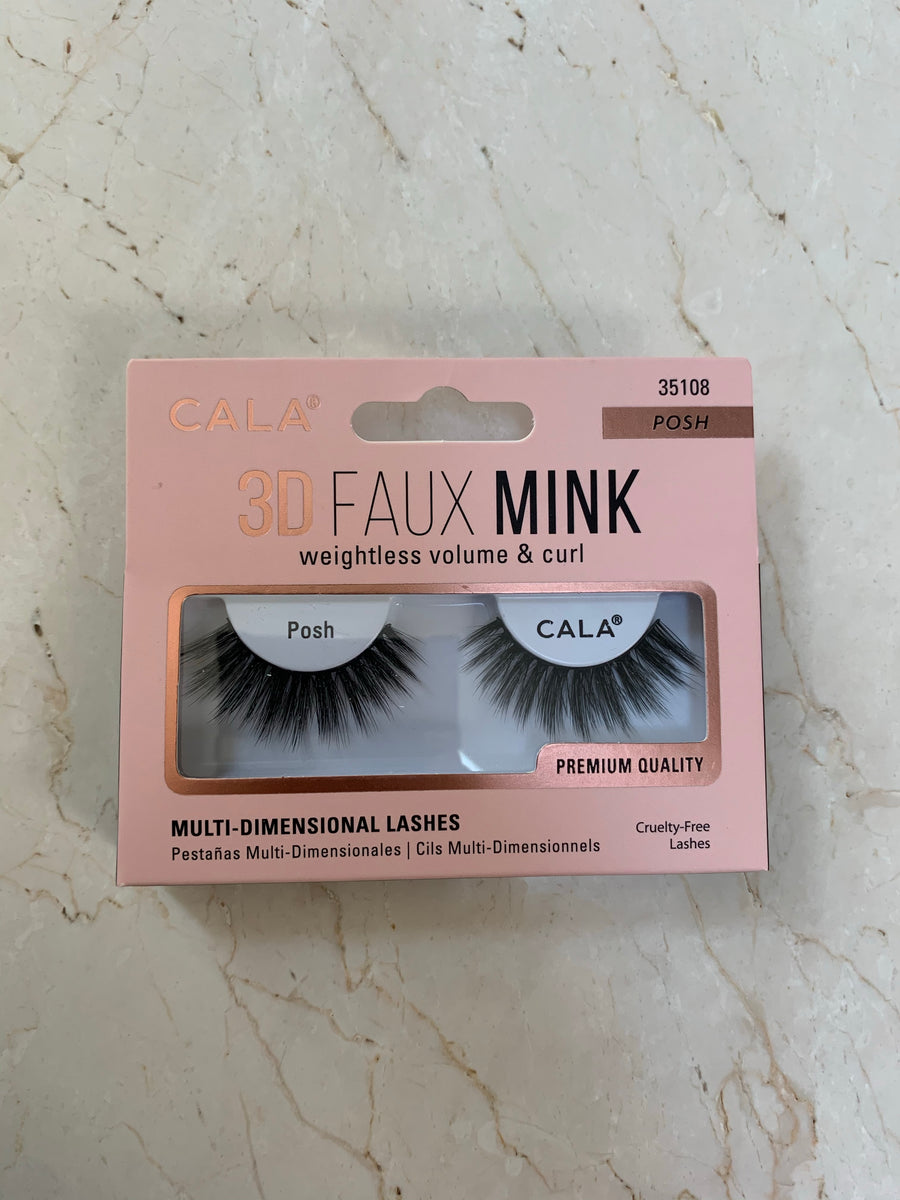 3D FAUX MINK LASHES: POSH