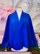 Load image into Gallery viewer, Royal Blue Reversible Wrap Jacket
