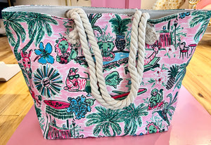 Tiki Bar Tote Bag