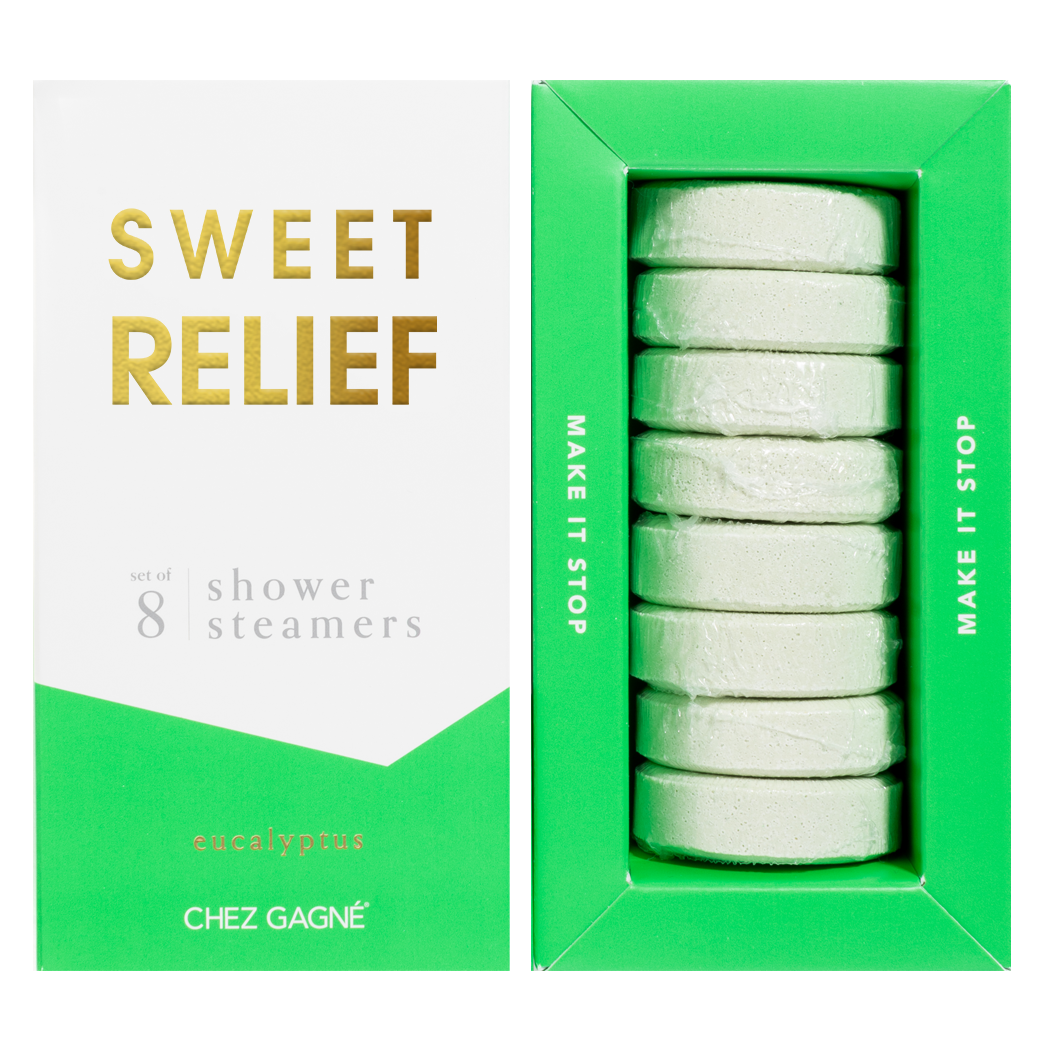 Sweet Relief Shower Steamers - Eucalyptus - Set of 8 Tabs